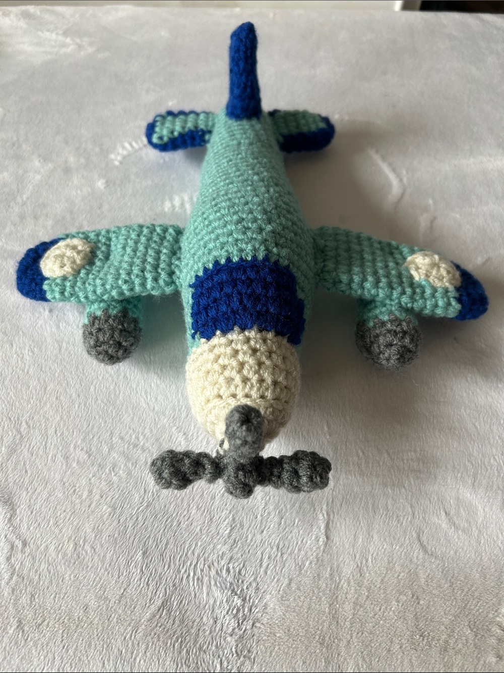 Crochet Airplane- handmade Display item